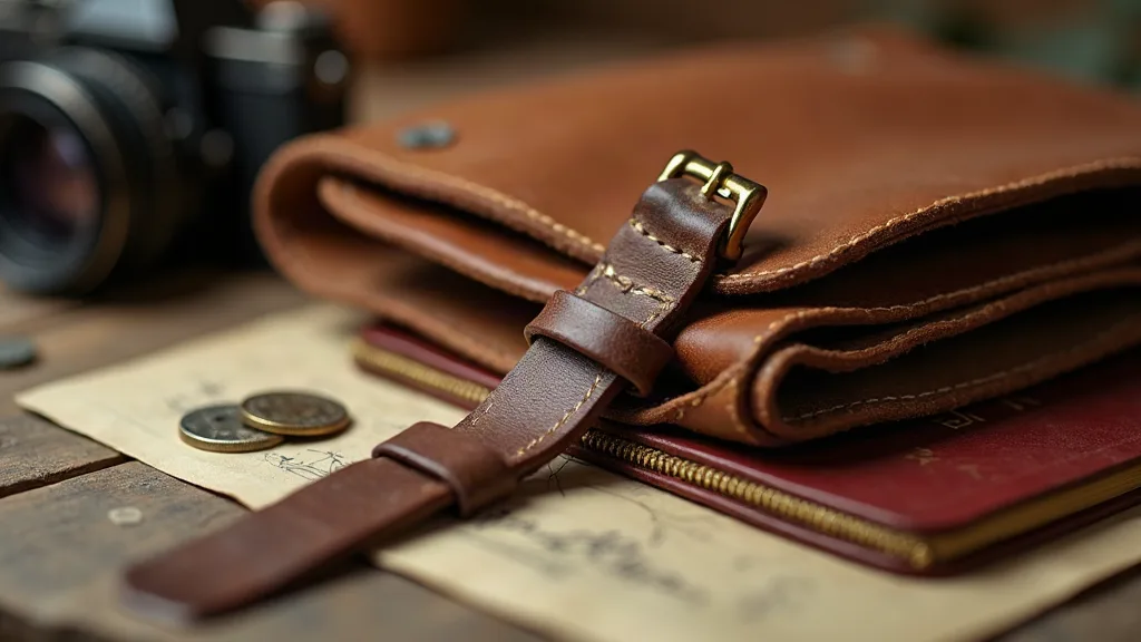 Détail de cuir véritable de qualité avec coutures renforcées et finitions artisanales intemporelles